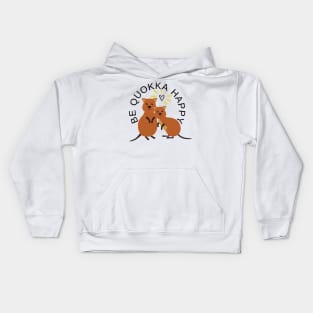 Be quokka happy Kids Hoodie